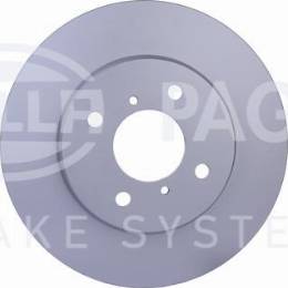 HELLA PAGID 8DD 355 126-621 - Тормозной диск autospares.lv