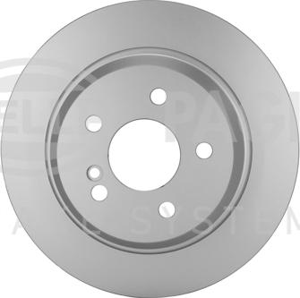 HELLA 8DD 355 126-851 - Тормозной диск autospares.lv