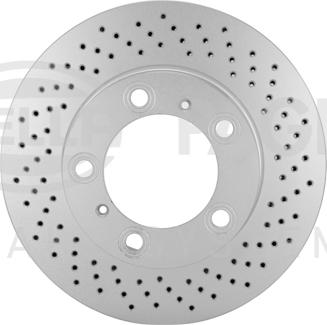 HELLA 8DD 355 126-881 - Тормозной диск autospares.lv