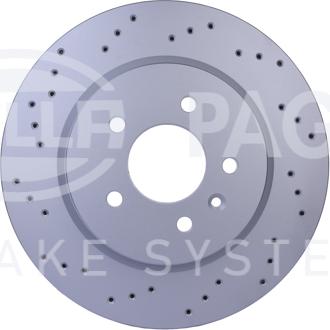 HELLA 8DD 355 126-391 - Тормозной диск autospares.lv