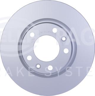 HELLA 8DD 355 120-491 - Тормозной диск autospares.lv