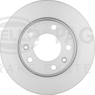 HELLA 8DD 355 120-581 - Тормозной диск autospares.lv