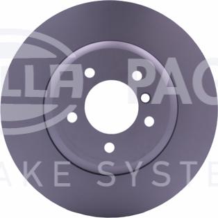 HELLA 8DD 355 120-751 - Тормозной диск autospares.lv