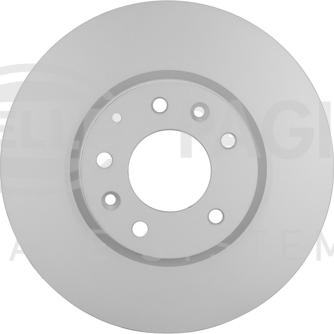 HELLA 8DD 355 128-991 - Тормозной диск autospares.lv