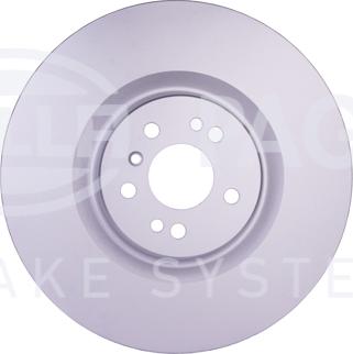 HELLA 8DD 355 128-941 - Тормозной диск autospares.lv