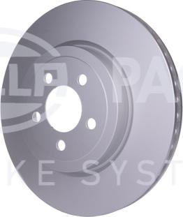 HELLA 8DD 355 128-961 - Тормозной диск autospares.lv