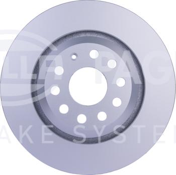 HELLA 8DD 355 128-451 - Тормозной диск autospares.lv