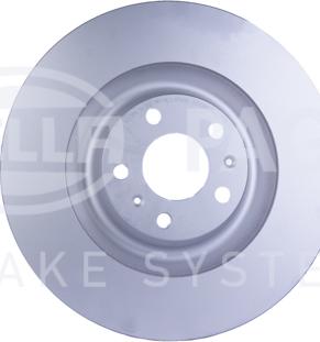 HELLA 8DD 355 128-091 - Тормозной диск autospares.lv