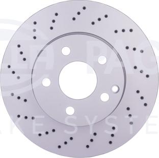 HELLA 8DD 355 128-801 - Тормозной диск autospares.lv