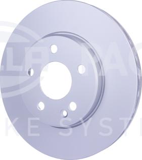 HELLA 8DD 355 128-281 - Тормозной диск autospares.lv