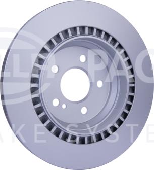 HELLA 8DD 355 128-751 - Тормозной диск autospares.lv