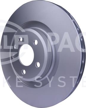 HELLA 8DD 355 128-731 - Тормозной диск autospares.lv