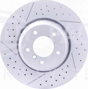 HELLA 8DD 355 123-041 - Тормозной диск autospares.lv