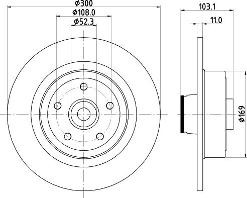 Breda Lorett DFM0018 - Тормозной диск autospares.lv