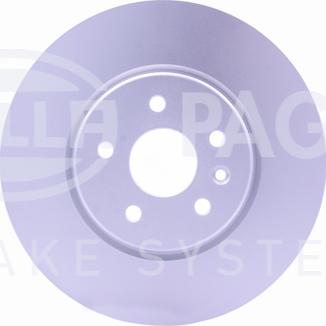 HELLA 8DD 355 122-851 - Тормозной диск autospares.lv