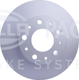 HELLA 8DD 355 122-701 - Тормозной диск autospares.lv