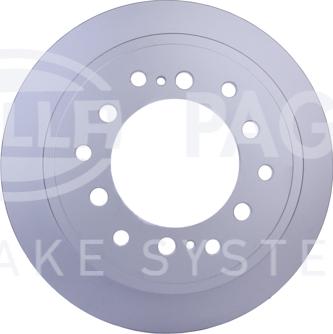 HELLA 8DD 355 122-711 - Тормозной диск autospares.lv