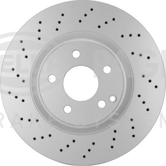 HELLA 8DD 355 127-951 - Тормозной диск autospares.lv