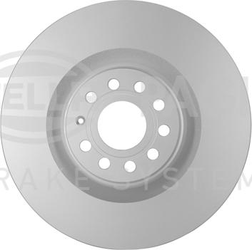 HELLA 8DD 355 127-981 - Тормозной диск autospares.lv