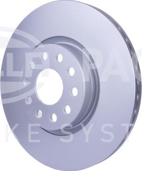 HELLA 8DD 355 127-971 - Тормозной диск autospares.lv