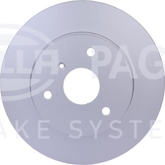 HELLA 8DD 355 127-411 - Тормозной диск autospares.lv