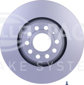 HELLA 8DD 355 127-591 - Тормозной диск autospares.lv