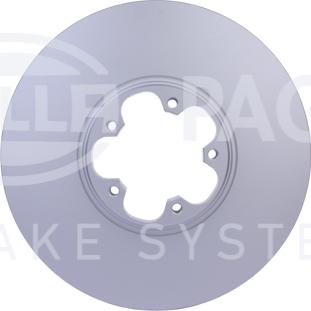 HELLA 8DD 355 127-541 - Тормозной диск autospares.lv