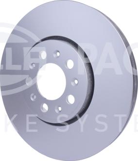 HELLA 8DD 355 127-581 - Тормозной диск autospares.lv