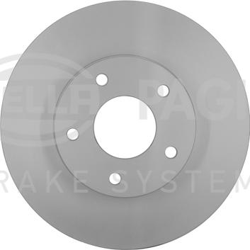 HELLA 8DD 355 127-681 - Тормозной диск autospares.lv