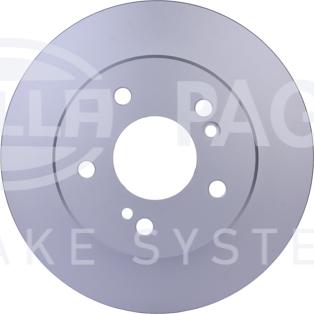 HELLA 8DD 355 127-011 - Тормозной диск autospares.lv