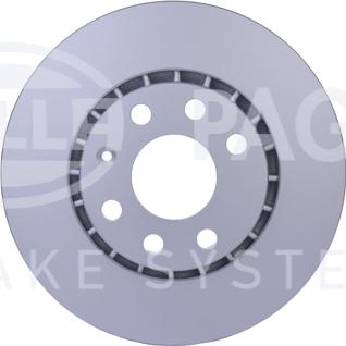 HELLA 8DD 355 127-071 - Тормозной диск autospares.lv