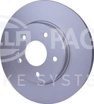 HELLA 8DD 355 127-121 - Тормозной диск autospares.lv