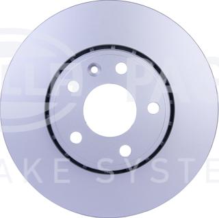 HELLA 8DD 355 127-801 - Тормозной диск autospares.lv