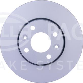 HELLA 8DD 355 127-881 - Тормозной диск autospares.lv