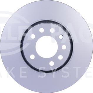 HELLA 8DD 355 127-831 - Тормозной диск autospares.lv