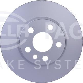 HELLA 8DD 355 127-341 - Тормозной диск autospares.lv