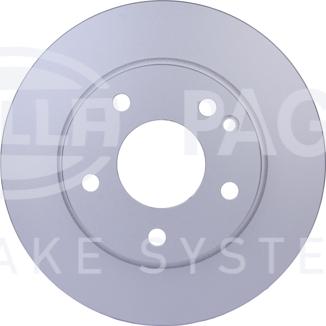 HELLA 8DD 355 127-361 - Тормозной диск autospares.lv