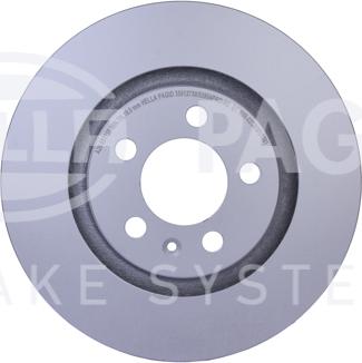 HELLA 8DD 355 127-301 - Тормозной диск autospares.lv