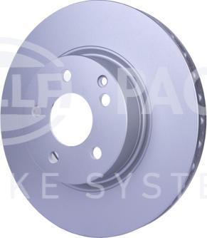 HELLA 8DD 355 127-771 - Тормозной диск autospares.lv