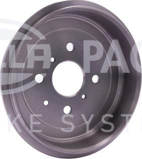 HELLA 8DT 355 300-581 - Тормозной барабан autospares.lv