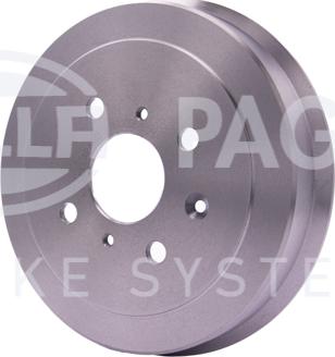 HELLA 8DT 355 300-581 - Тормозной барабан autospares.lv