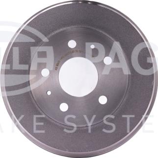 HELLA 8DT 355 300-661 - Тормозной барабан autospares.lv