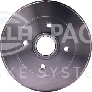 HELLA 8DT 355 300-611 - Тормозной барабан autospares.lv