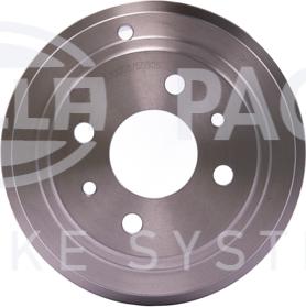 HELLA 8DT 355 300-081 - Тормозной барабан autospares.lv