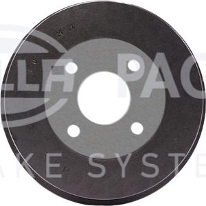 HELLA 8DT 355 300-181 - Тормозной барабан autospares.lv