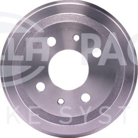 HELLA 8DT 355 301-961 - Тормозной барабан autospares.lv