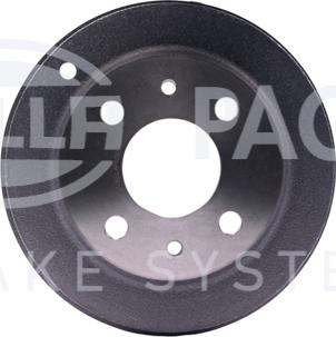 HELLA 8DT 355 301-431 - Тормозной барабан autospares.lv