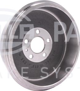 HELLA 8DT 355 301-591 - Тормозной барабан autospares.lv