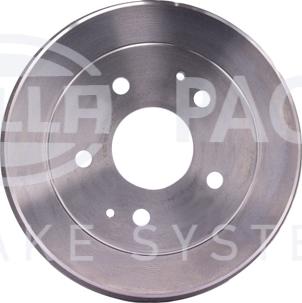 HELLA 8DT 355 301-121 - Тормозной барабан autospares.lv