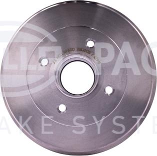 HELLA 8DT 355 301-391 - Тормозной барабан autospares.lv